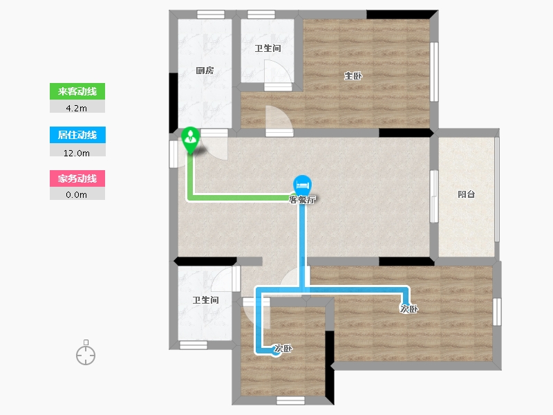 四川省-南充市-金澜天玺-78.63-户型库-动静线