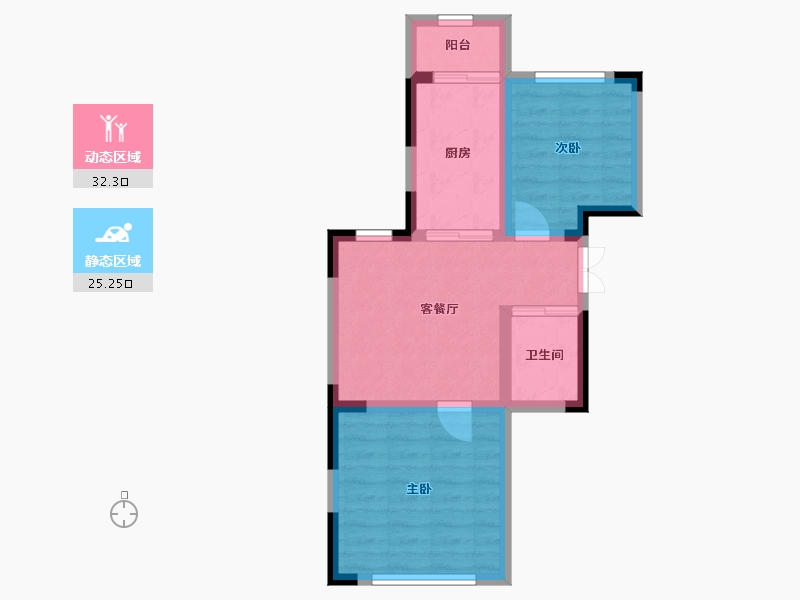 吉林省-长春市-智慧云谷新立华都-50.74-户型库-动静分区