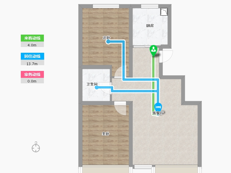 吉林省-长春市-万晟和府-61.86-户型库-动静线