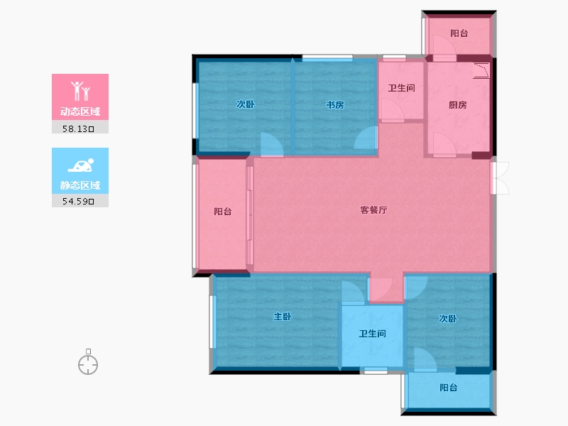 广西壮族自治区-百色市-金宸悦珺-102.28-户型库-动静分区