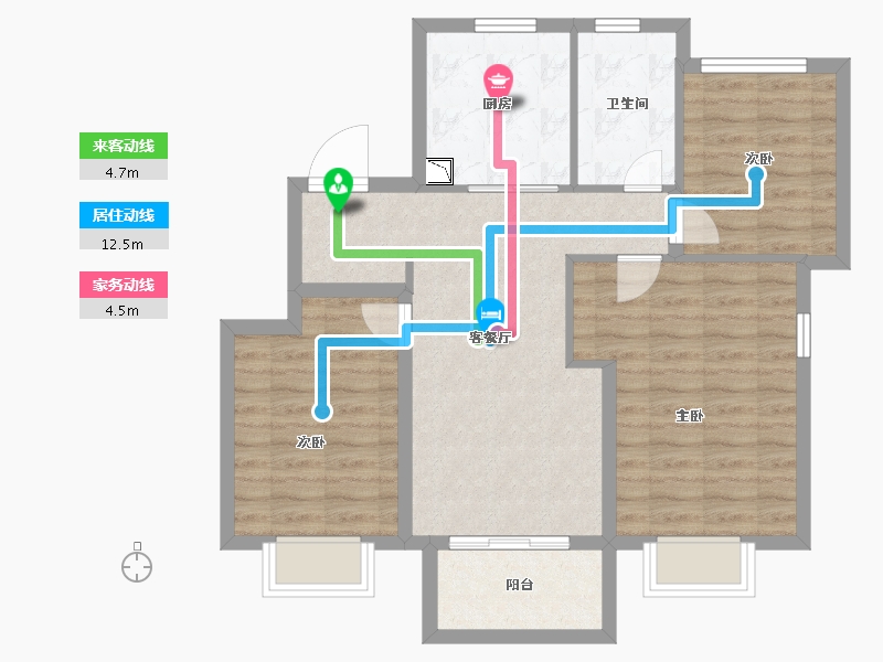 上海-上海市-金隅金成府-79.28-户型库-动静线