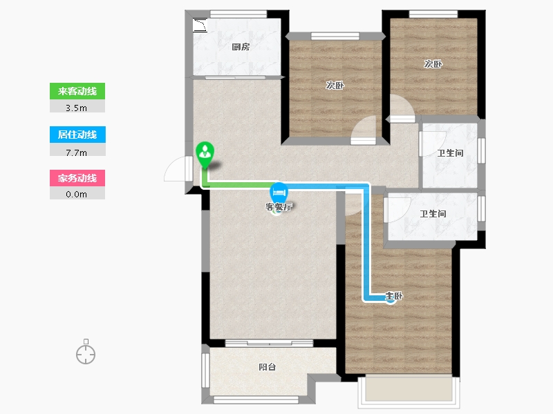 河南省-开封市-郑开森林半岛11期-87.03-户型库-动静线