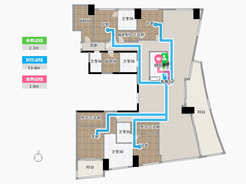 浙江省-绍兴市-源盛云锦中心-337.76-户型库-动静线