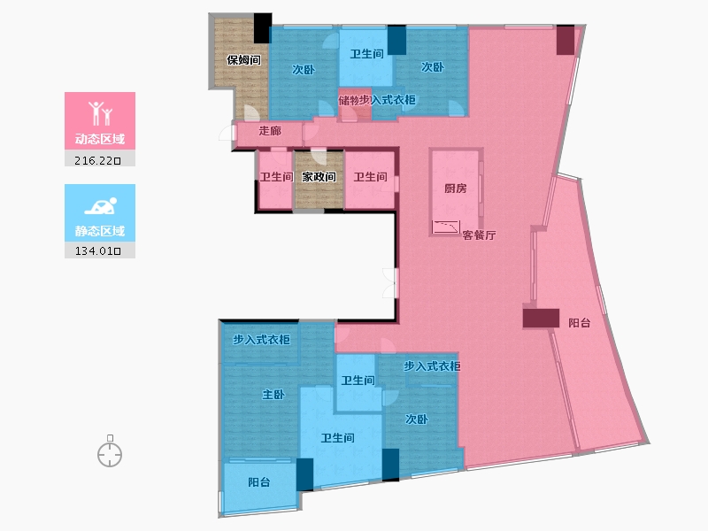 浙江省-绍兴市-源盛云锦中心-337.76-户型库-动静分区