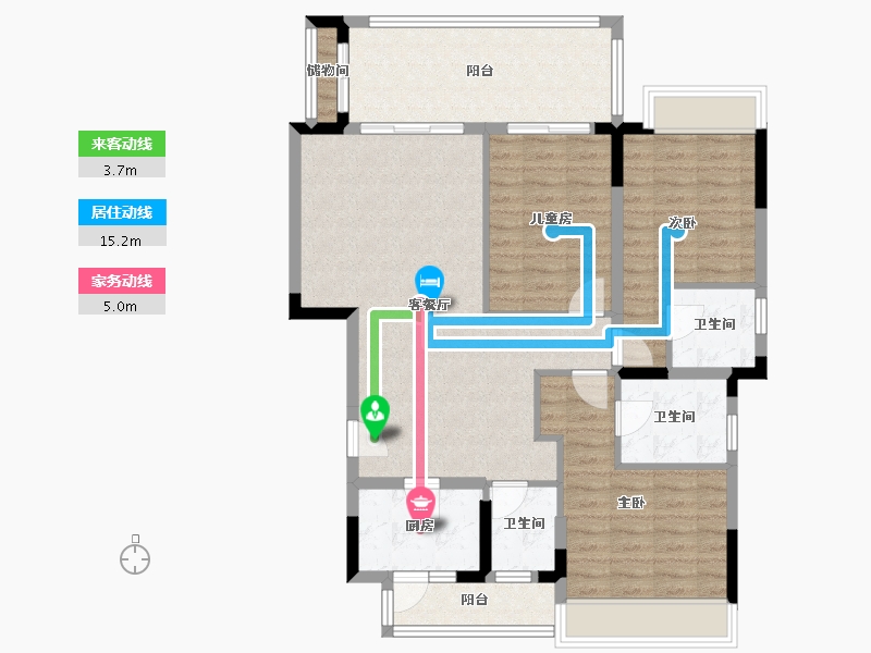 广东省-惠州市-中海汤泉-103.33-户型库-动静线