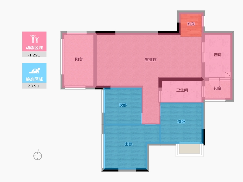 贵州省-贵阳市-广大城-79.83-户型库-动静分区