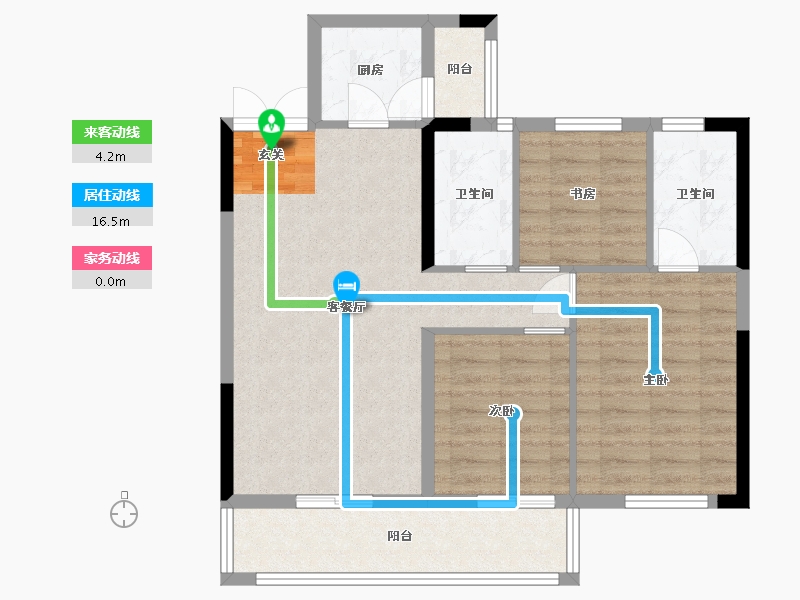 贵州省-贵阳市-广大城-80.70-户型库-动静线