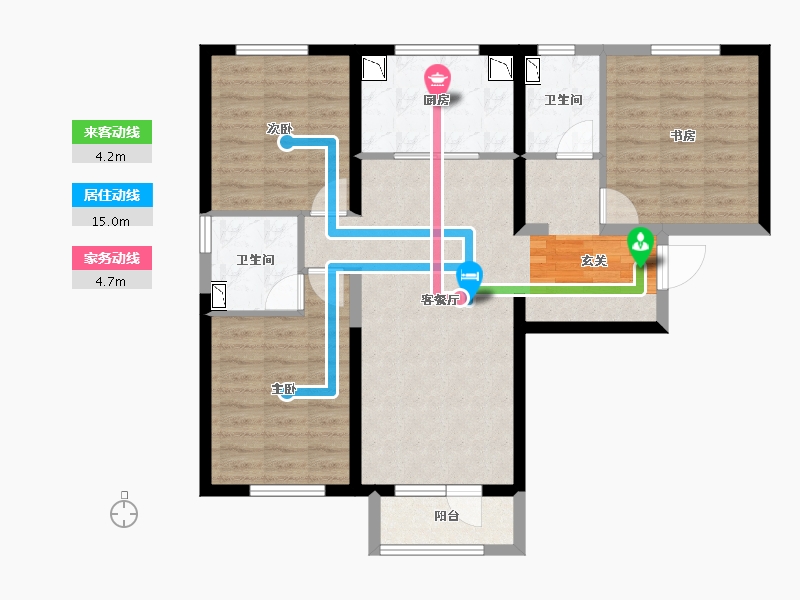 广东省-江门市-水山樾城-87.42-户型库-动静线