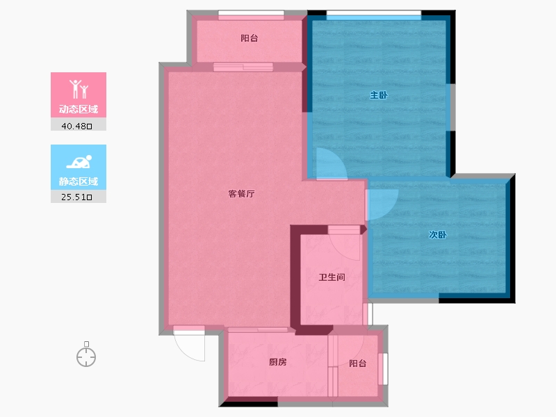 四川省-成都市-天悦国际-58.35-户型库-动静分区