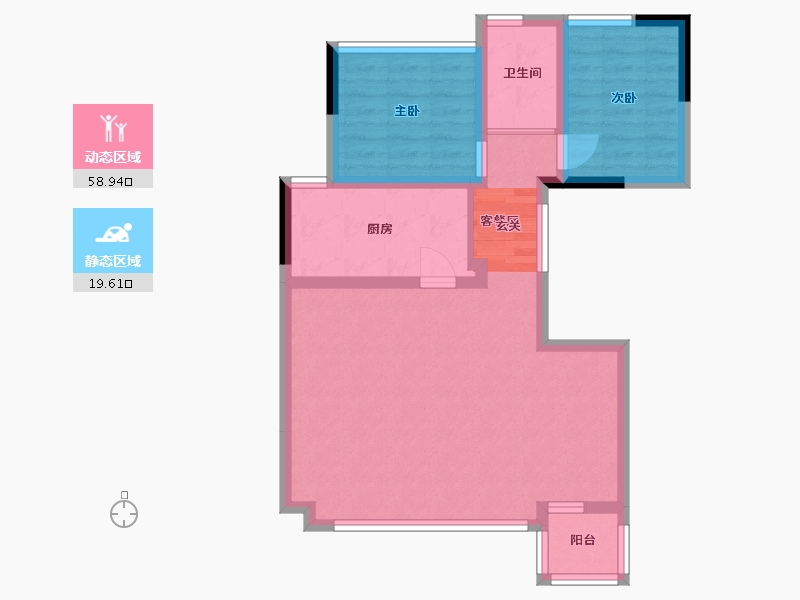 贵州省-贵阳市-中铁我山康养小镇-70.11-户型库-动静分区