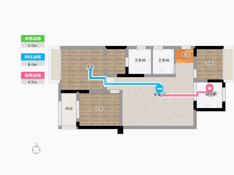 贵州省-贵阳市-中铁我山康养小镇-77.91-户型库-动静线