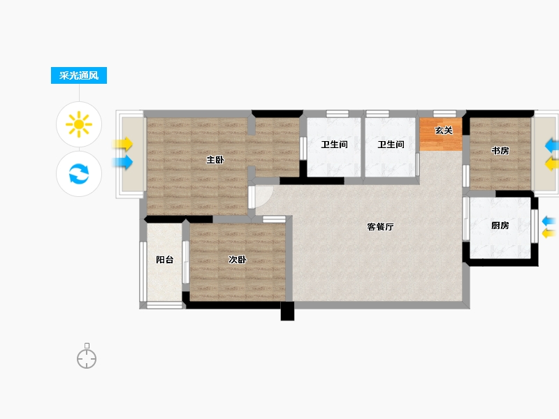 贵州省-贵阳市-中铁我山康养小镇-77.91-户型库-采光通风