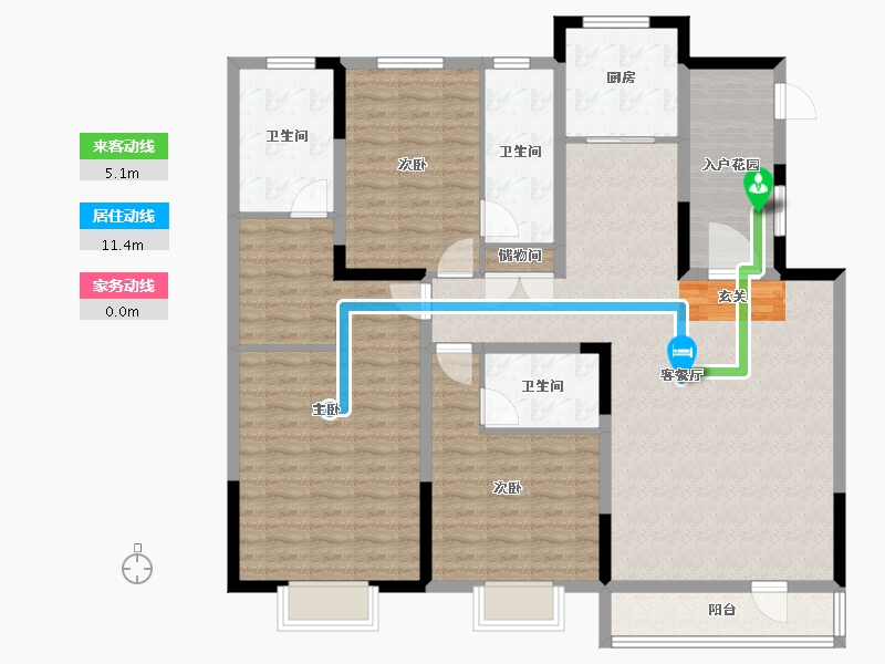 河北省-唐山市-新天地鹭港21区东-137.28-户型库-动静线