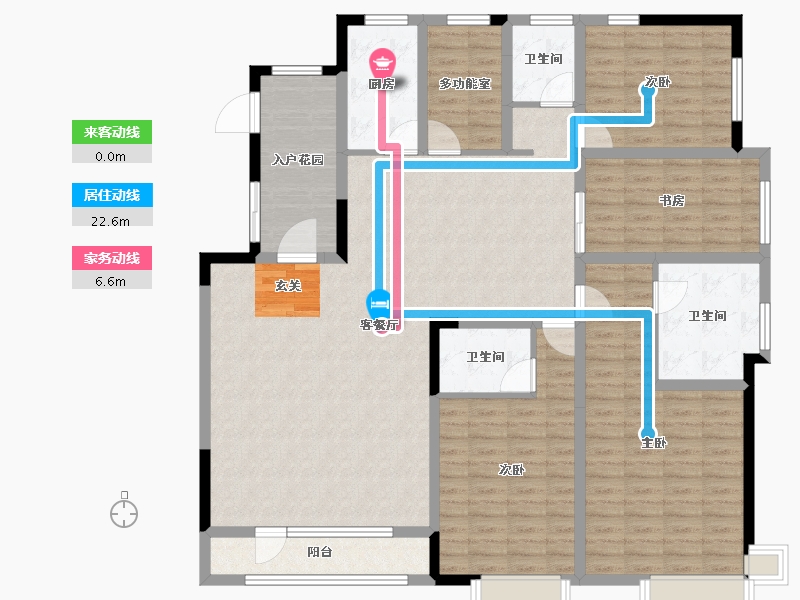 河北省-唐山市-新天地鹭港21区东-160.48-户型库-动静线