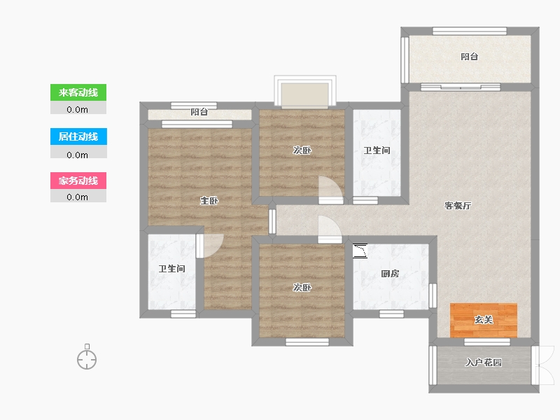 贵州省-贵阳市-敬山府-92.00-户型库-动静线