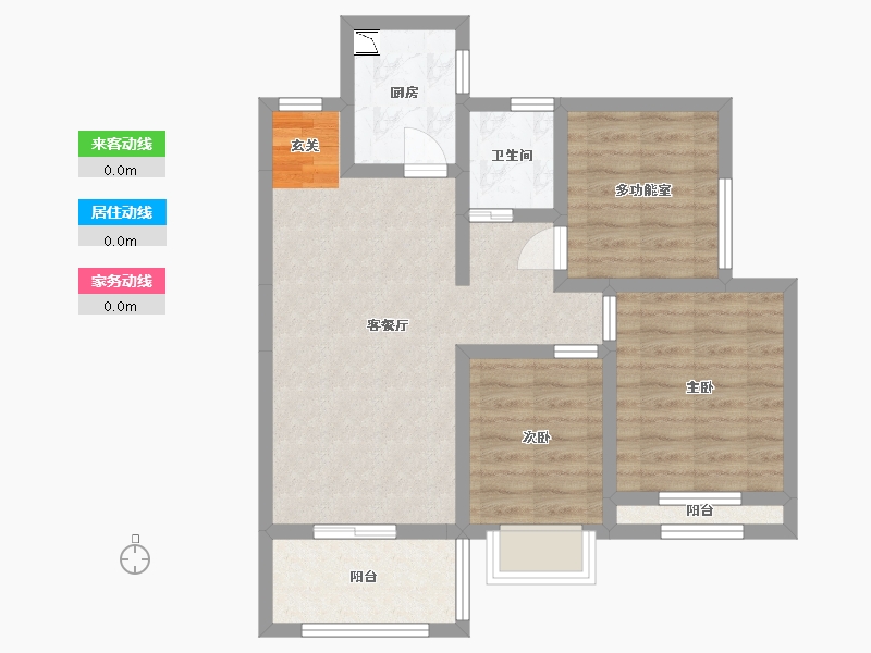 贵州省-贵阳市-敬山府-70.02-户型库-动静线