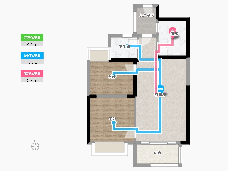 福建省-漳州市-永鸿鸿溪谷-62.40-户型库-动静线