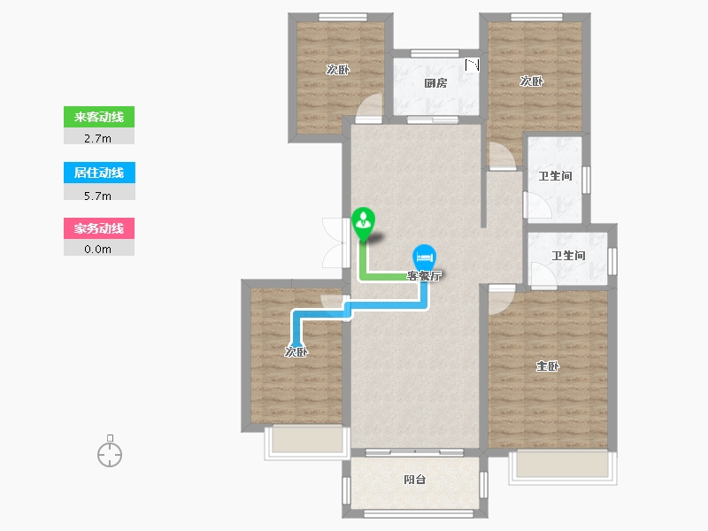 河南省-开封市-保利城-106.76-户型库-动静线