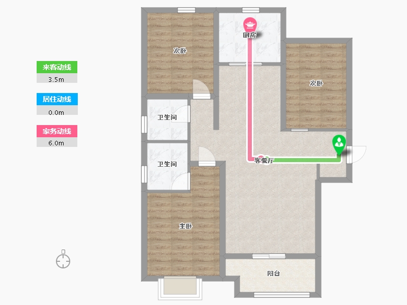 河北省-邯郸市-嘉实城-94.00-户型库-动静线