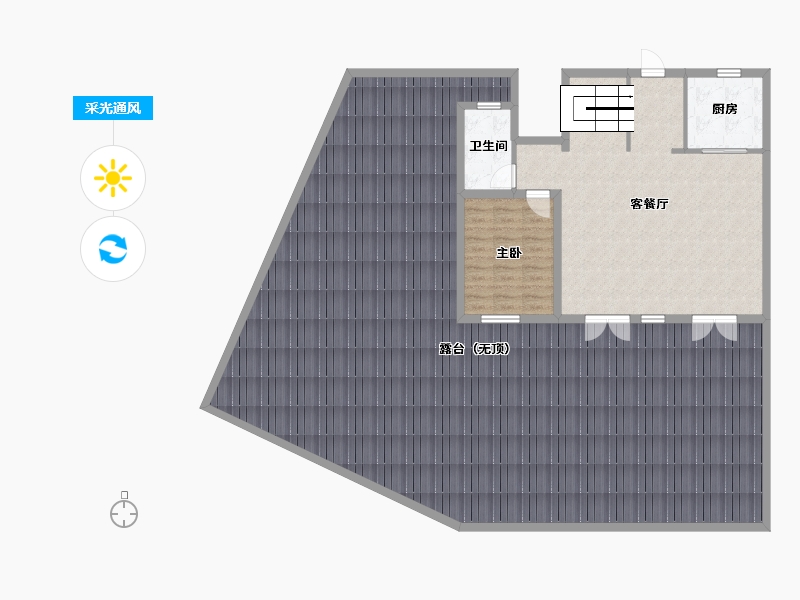 浙江省-金华市-融创森山半岛-221.58-户型库-采光通风