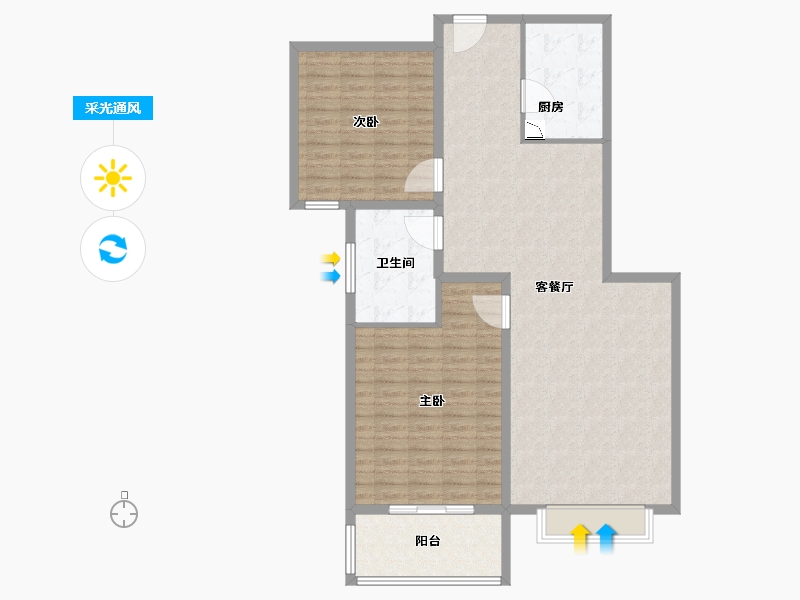 河北省-保定市-城市印象-117.00-户型库-采光通风