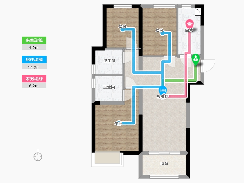 河南省-郑州市-正商智慧城-66.01-户型库-动静线