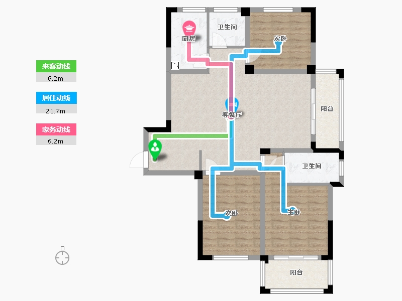 江西省-上饶市-万象新城-103.47-户型库-动静线