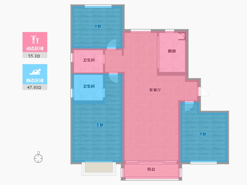 河北省-承德市-神栗仕家-91.99-户型库-动静分区