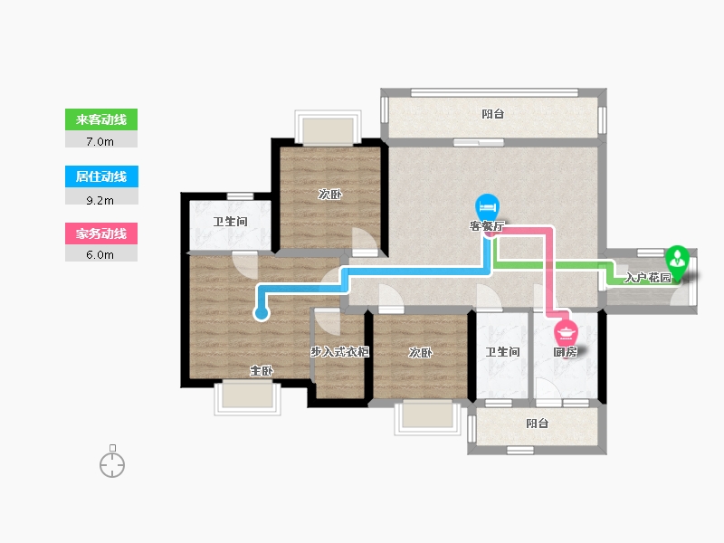 贵州省-安顺市-世通城市广场-98.04-户型库-动静线