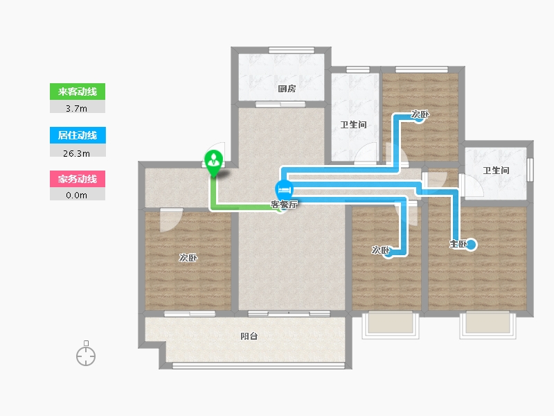 山东省-青岛市-保利云禧-123.01-户型库-动静线