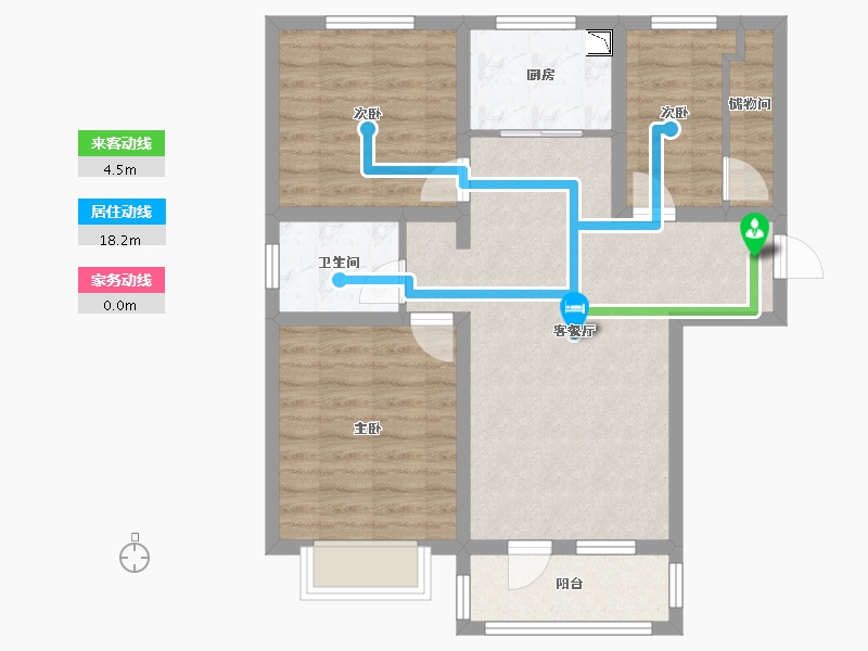 河北省-廊坊市-中远佳成时代-75.38-户型库-动静线