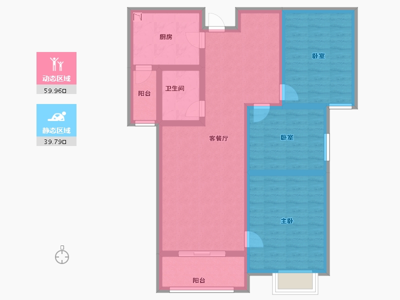 河南省-安阳市-上城公馆北郡-88.00-户型库-动静分区