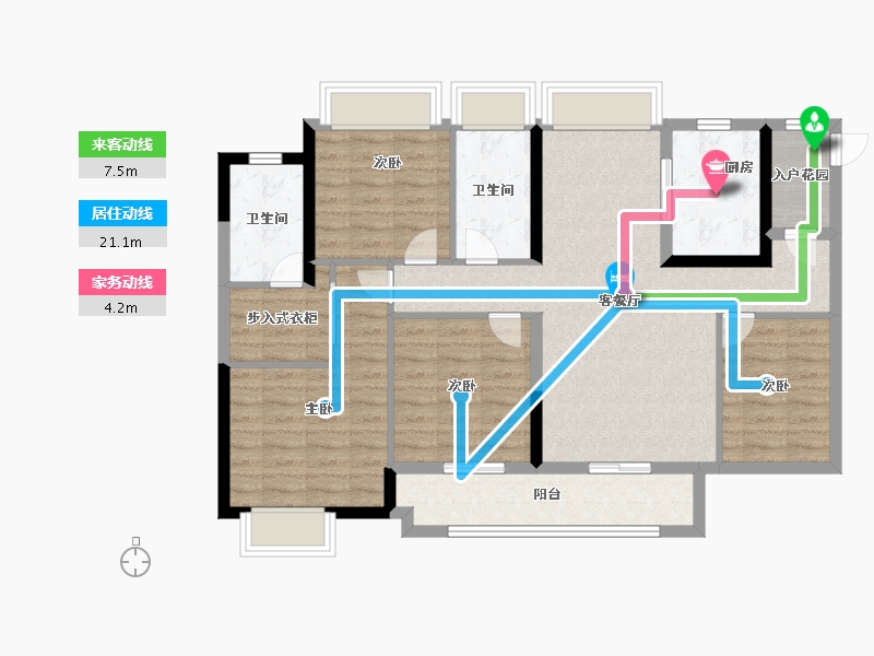 广东省-广州市-中国铁建海悦国际-100.77-户型库-动静线