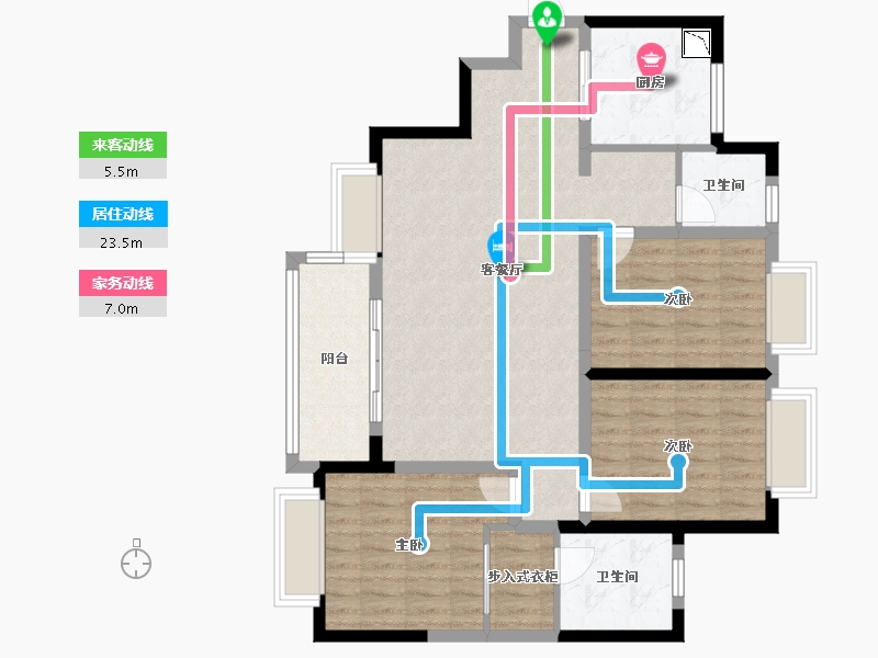 四川省-成都市-朗诗熙华府-97.41-户型库-动静线