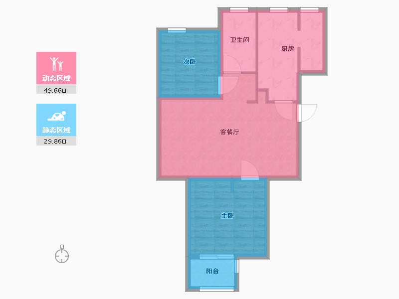 天津-天津市-青果青城禧塘-71.20-户型库-动静分区