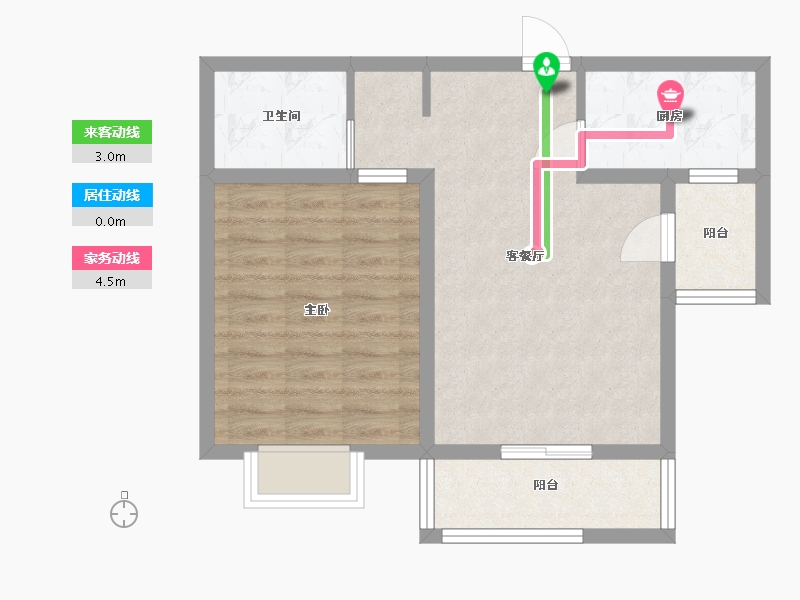 河北省-石家庄市-新合国际锦合园-56.00-户型库-动静线