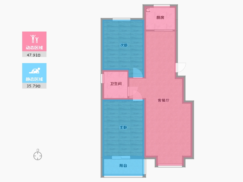 河北省-承德市-泰悦府-74.61-户型库-动静分区