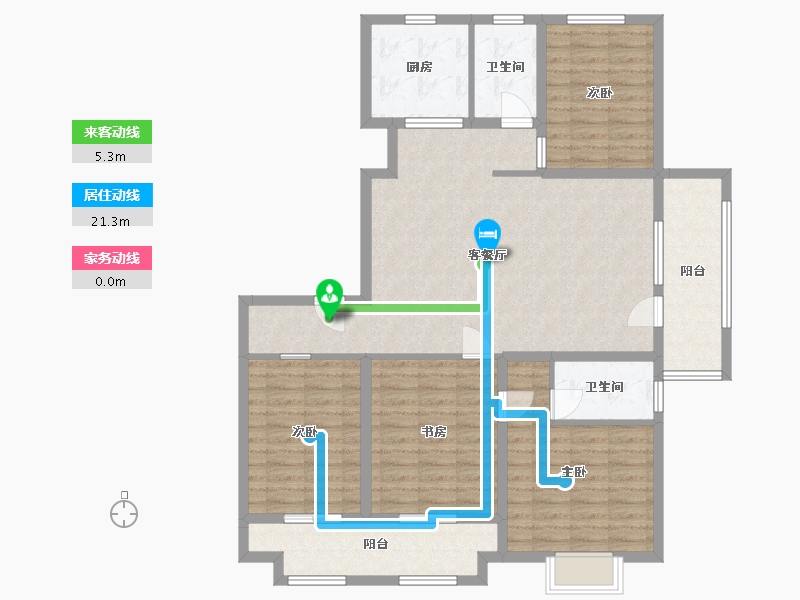 山东省-德州市-清河公馆-121.23-户型库-动静线