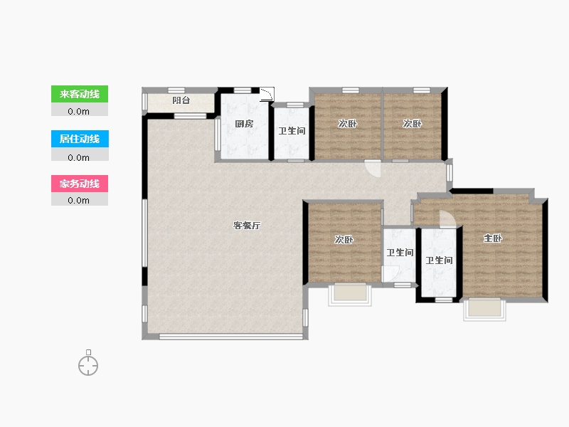 四川省-成都市-建发中央湾区-154.31-户型库-动静线