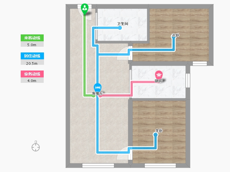 新疆维吾尔自治区-乌鲁木齐市-中海学府里-57.58-户型库-动静线