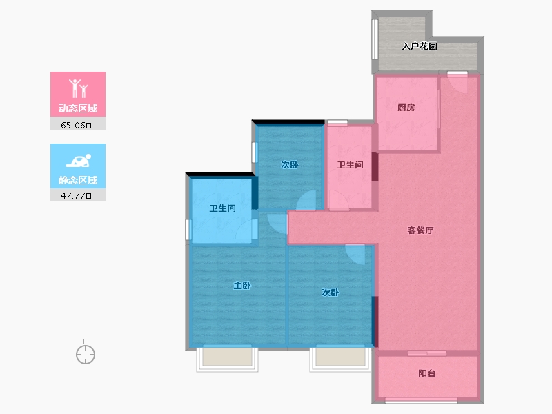 广东省-广州市-中国铁建海悦国际-108.20-户型库-动静分区