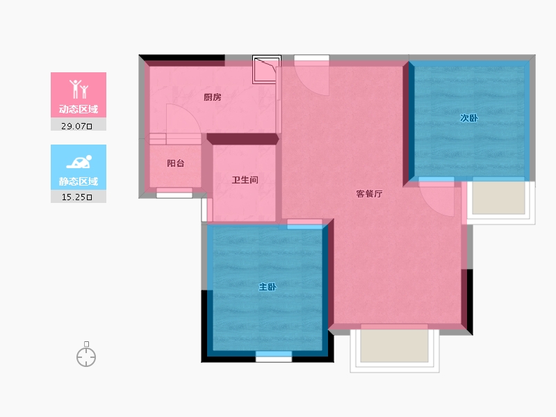 四川省-成都市-城投置地梧桐博雅-38.22-户型库-动静分区