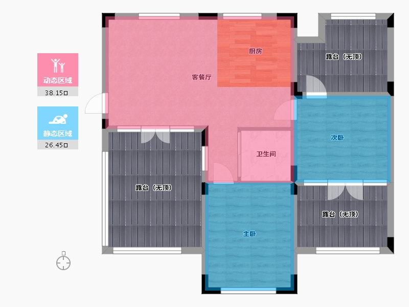 河北省-唐山市-拉唯那-92.09-户型库-动静分区