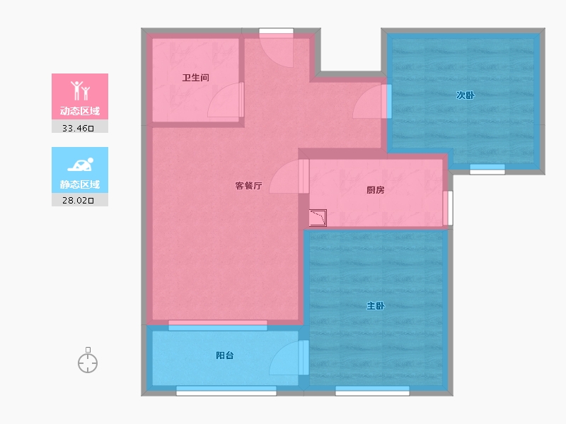 河北省-唐山市-首堂创业家-54.28-户型库-动静分区