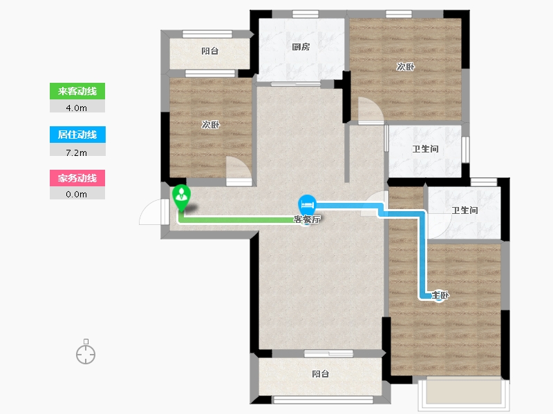 湖北省-孝感市-金港印象-87.06-户型库-动静线