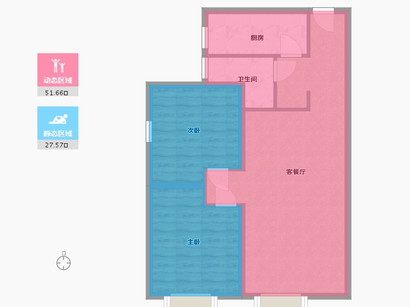 河北省-廊坊市-中央城-71.20-户型库-动静分区