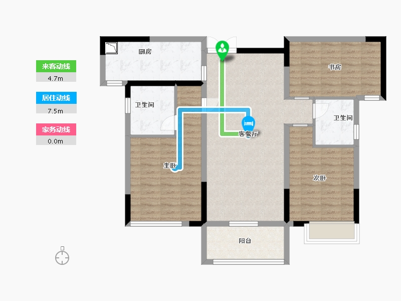 河南省-商丘市-西府海棠-96.00-户型库-动静线