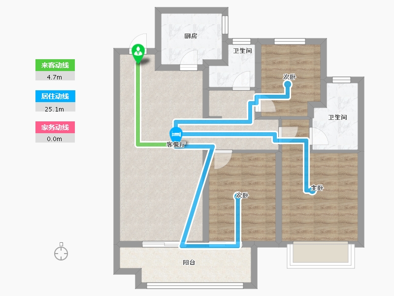 河南省-郑州市-正荣御首府-78.75-户型库-动静线