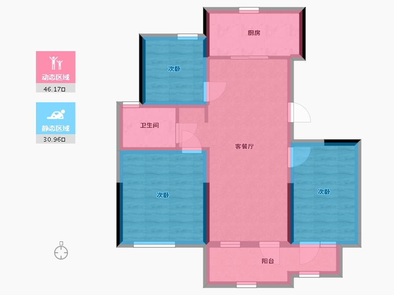 山东省-青岛市-天峰首府-68.00-户型库-动静分区