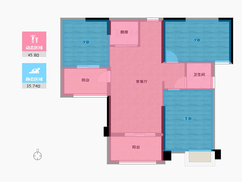 广西壮族自治区-北海市-贵玉苑-73.06-户型库-动静分区